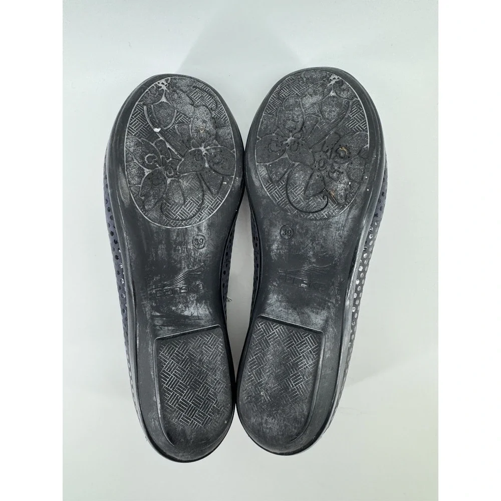 Dansko‎ Olivia Slip On Shimmer Polka Dot Flats Loafers Women's Size 39 US 8.5
